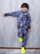 Kids Galaxy Tracksuit – Cosmic Blue Swirl Print